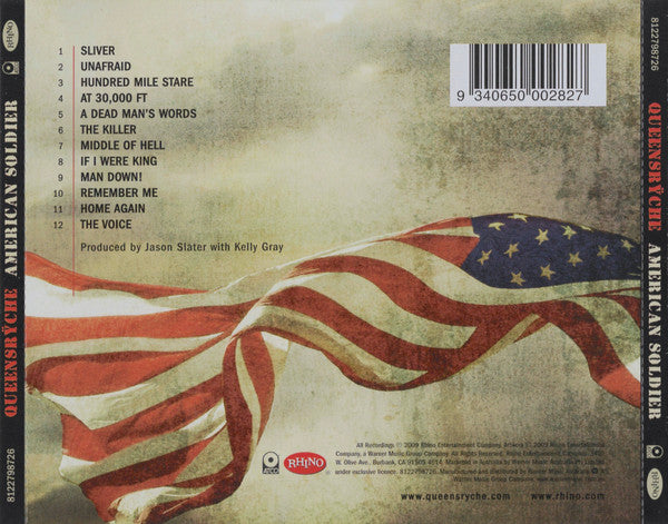 Queensrÿche : American Soldier (CD, Album)