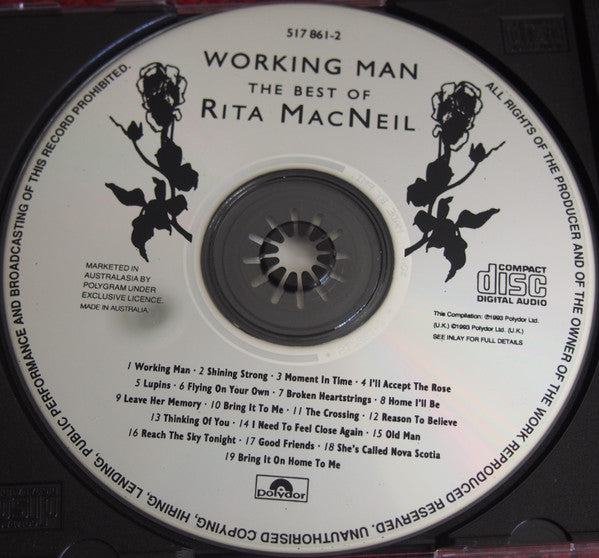 Rita MacNeil : Working Man: The Best Of Rita MacNeil (CD, Comp)