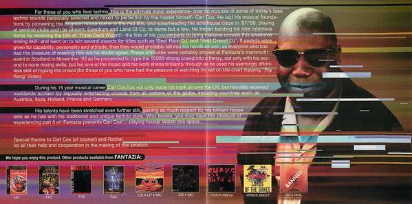 Carl Cox : The DJ Collection Volume 1 (CD, Mixed)