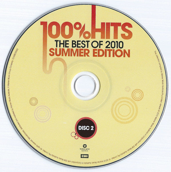 Various : 100% Hits The Best Of 2010 (Summer Edition) (2xCD, Comp)