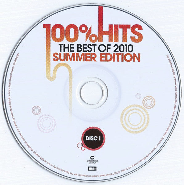 Various : 100% Hits The Best Of 2010 (Summer Edition) (2xCD, Comp)