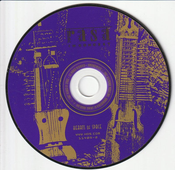 Rasa : In Concert (CD, Comp)