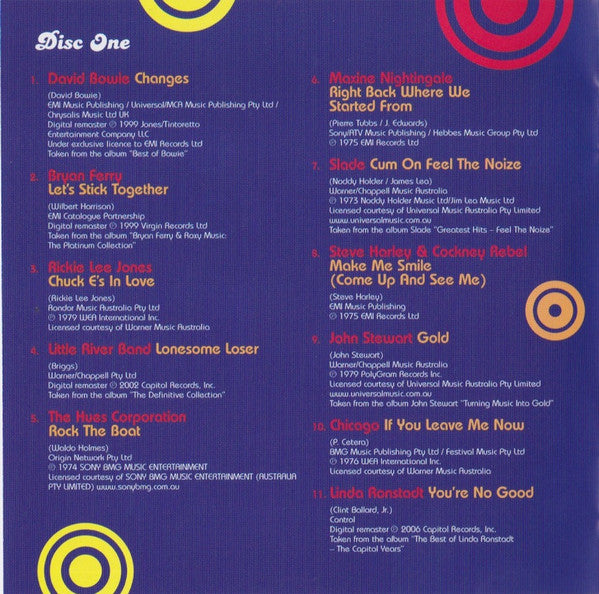Various : My Generation (The Soundtrack Of Our Lives) The 70s (Part One) (2xCD, Comp)
