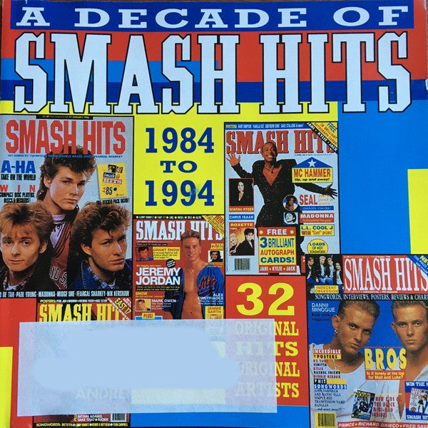 Various : A Decade Of Smash Hits (1984 To 1994) (2xCD, Comp)