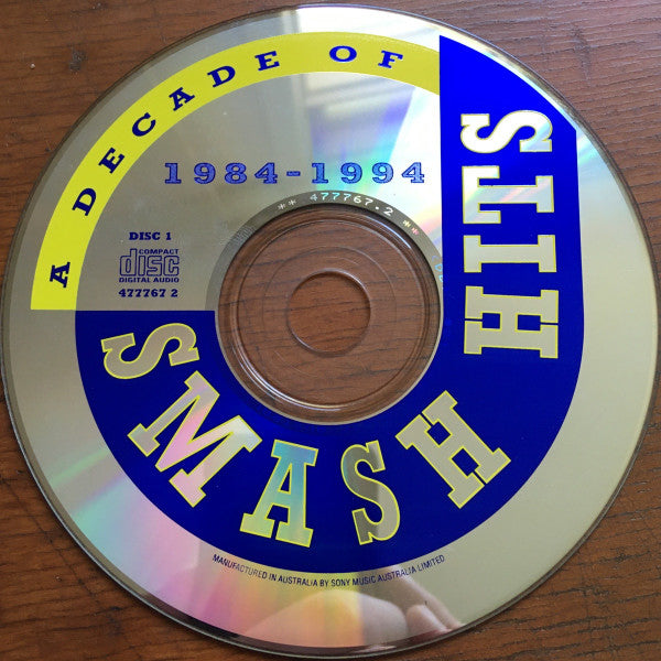 Various : A Decade Of Smash Hits (1984 To 1994) (2xCD, Comp)