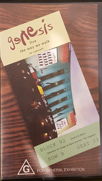 Genesis : Live - The Way We Walk In Concert (VHS, PAL)