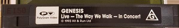 Genesis : Live - The Way We Walk In Concert (VHS, PAL)