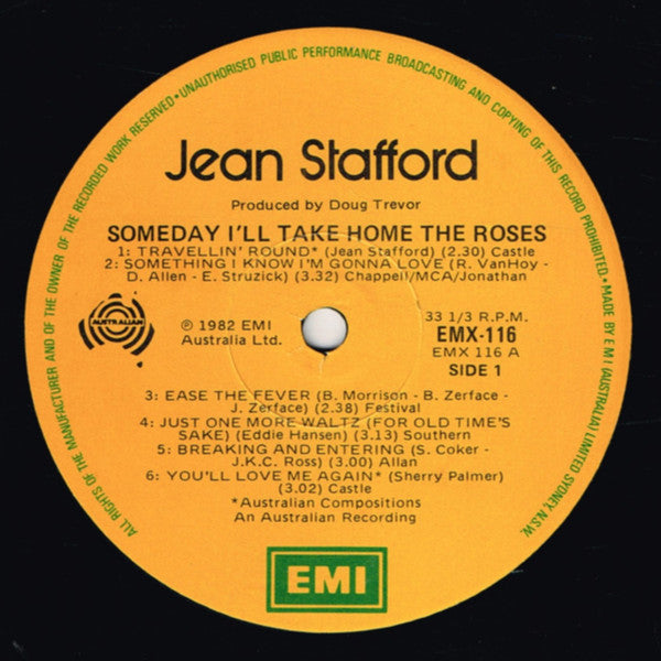 Jean Stafford : Some Day I'll Take Home The Roses (LP, Album)