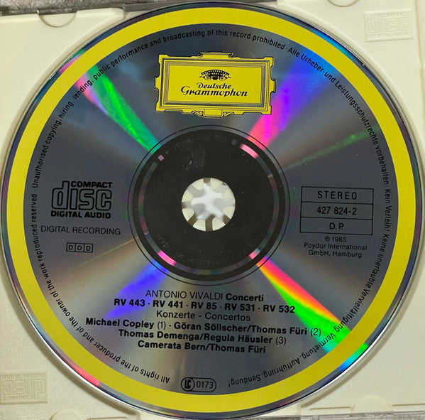 Antonio Vivaldi : Camerata Bern / Thomas Füri : Concerti (CD, Comp)