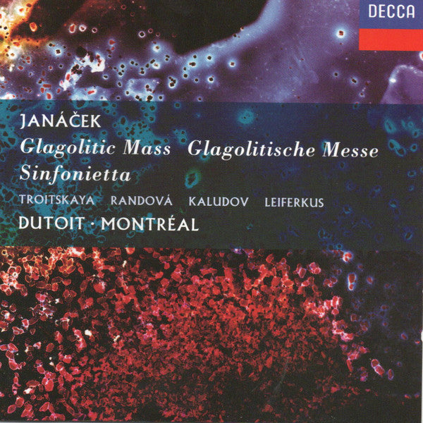 Leoš Janáček, Charles Dutoit, Orchestre Symphonique De Montréal, Natalia Troitskaya, Eva Randová, Kałudi Kałudow, Sergei Leiferkus : Glagolitic Mass, Sinfonietta (CD, Album)