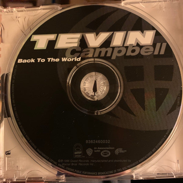 Tevin Campbell : Back To The World (CD, Album)
