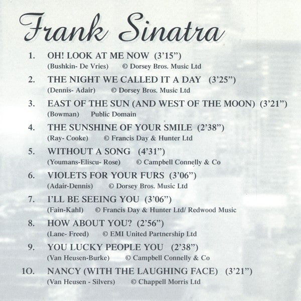 Frank Sinatra : Frank Sinatra (CD, Comp)