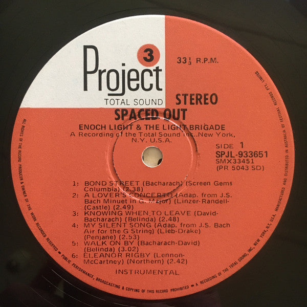 Enoch Light And The Light Brigade : Spaced Out (LP, Album)