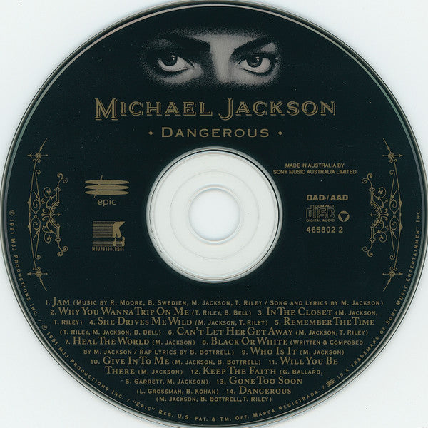 Buy Michael Jackson : Dangerous (CD, Album, RE) Online for a great