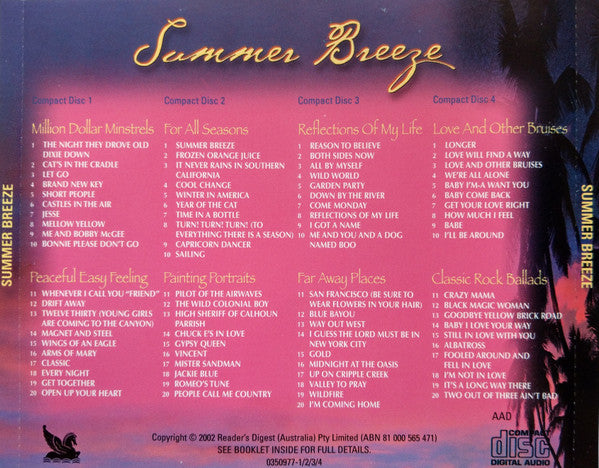 Various : Summer Breeze (4xCD, Comp)