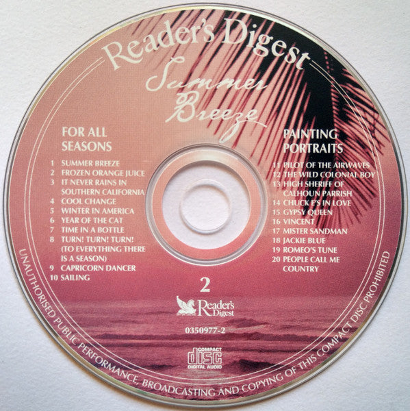 Various : Summer Breeze (4xCD, Comp)
