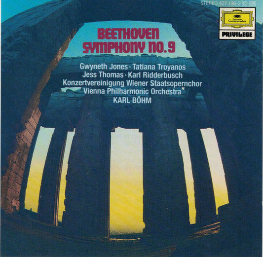 Ludwig Van Beethoven : Gwyneth Jones · Tatiana Troyanos · Jess Thomas · Karl Ridderbusch · Konzertvereinigung Wiener Staatsopernchor · Wiener Philharmoniker · Karl Böhm : Symphonie Nr. 9 (CD, Album, RP)