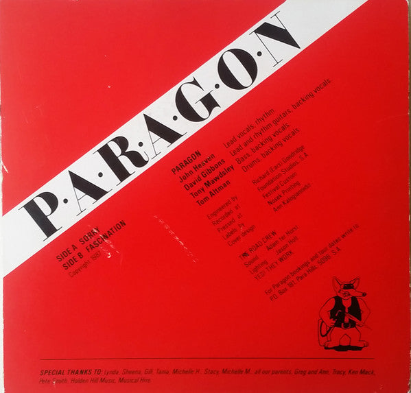 Paragon (41) : Sorry / Fascination (7", Single)