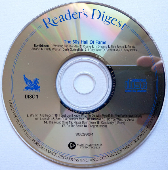 Various : The 60's Hall Of Fame (3xCD, Comp)