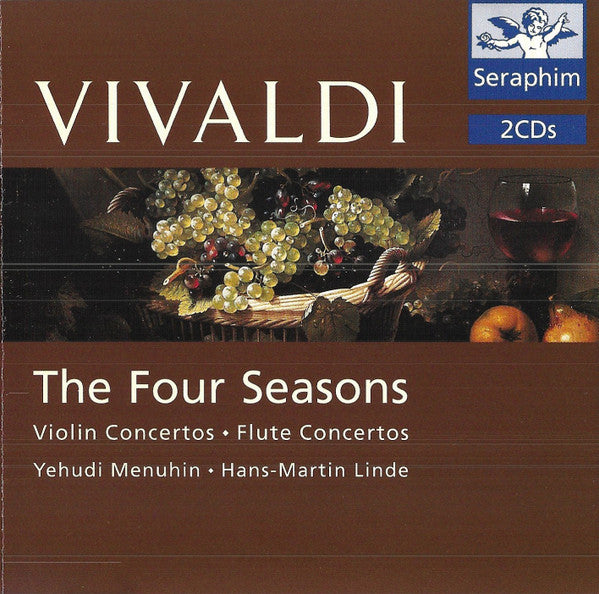 Antonio Vivaldi – Yehudi Menuhin • Hans-Martin Linde : The Four Seasons • Violin Concertos • Flute Concertos (2xCD, Comp, RE, RM)