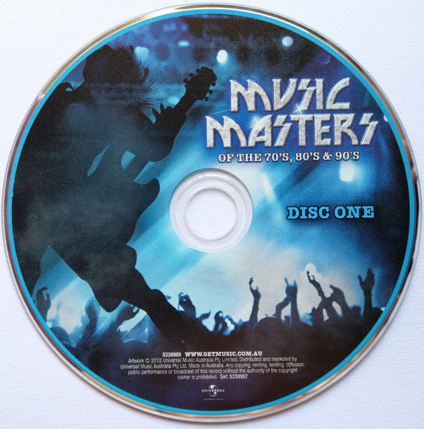 Various : Music Masters Of The 70's, 80's & 90's (2xCD, Comp)