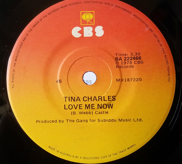 Tina Charles : Makin' All The Right Moves (7", Single)