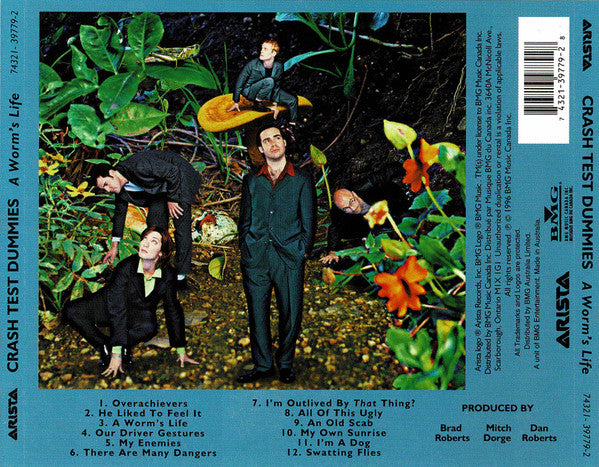 Crash Test Dummies : A Worm's Life (CD, Album)