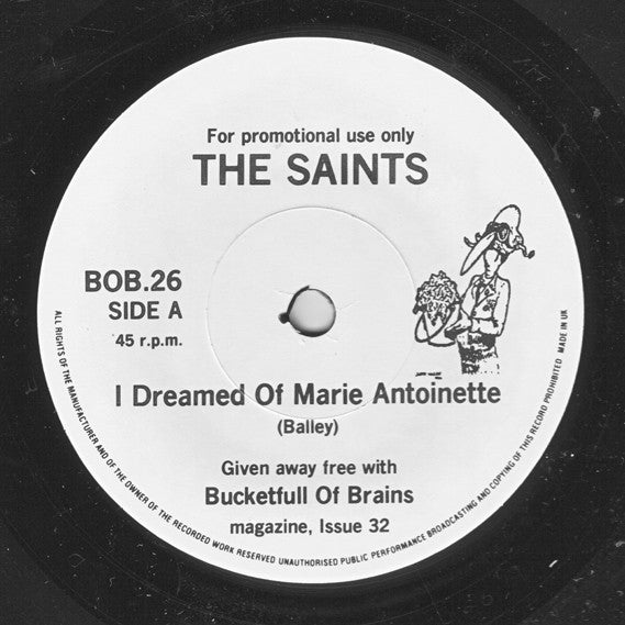 The Saints (2) / Mock Turtles* : I Dreamed Of Marie Antoinette / Croppies Lie Down (7", Promo)