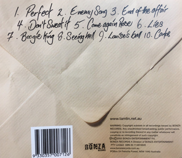 Tamlin (3) : End Of The Affair (CD, Album)
