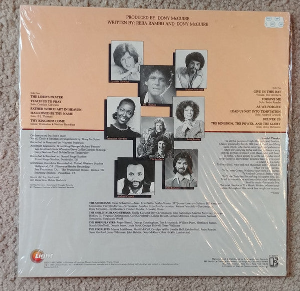 Reba Rambo & Dony McGuire : The Lord's Prayer - Teach Us To Pray (LP, Album)