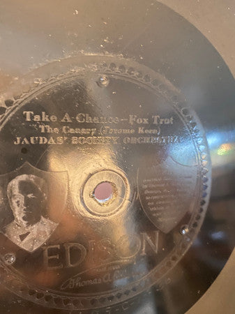 Jaudas' Society Orchestra : This Is The Time / Take A Chance (Edison Disc)
