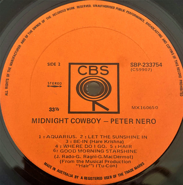 Peter Nero : Hits From "Hair" To Hollywood (LP)