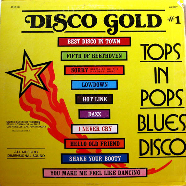 Dimensional Sound : Disco Gold #1 (LP)