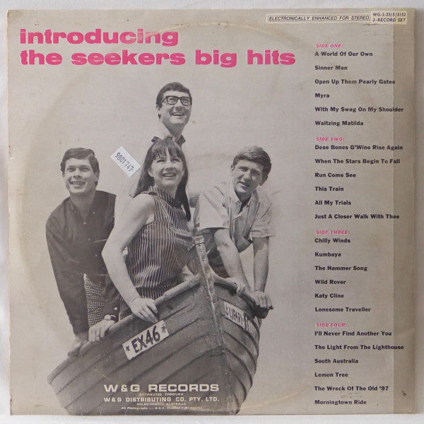 The Seekers : Introducing The Seekers Big Hits (2xLP, Comp, RE)