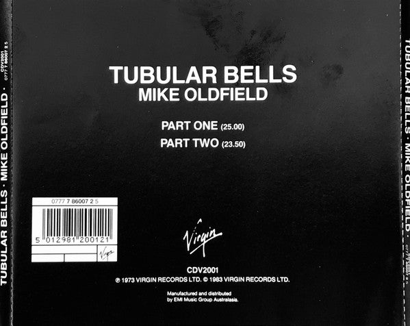 Mike Oldfield : Tubular Bells (CD, Album, RE)