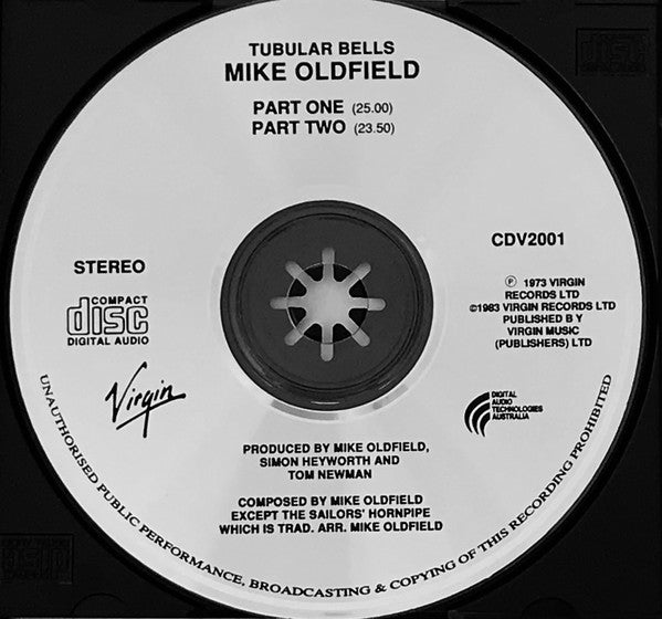 Mike Oldfield : Tubular Bells (CD, Album, RE)