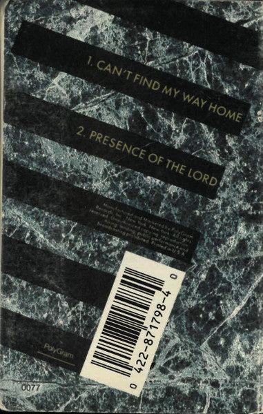 Blind Faith (2) : Can't Find My Way Home / Presence Of The Lord (Cass, Single, RE)