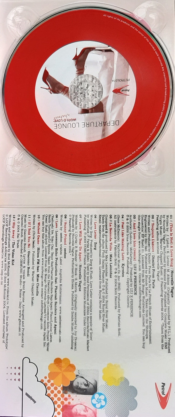 Various : Departure Lounge - World Love Whatever (CD, Comp, Dig)