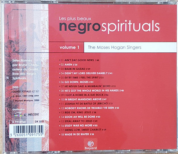 Moses Hogan Singers : Les Plus Beaux Negro Spirituals Volume 1. (CD, Album)