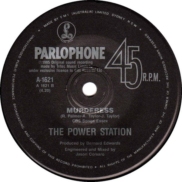 The Power Station : Communication (7", Single)