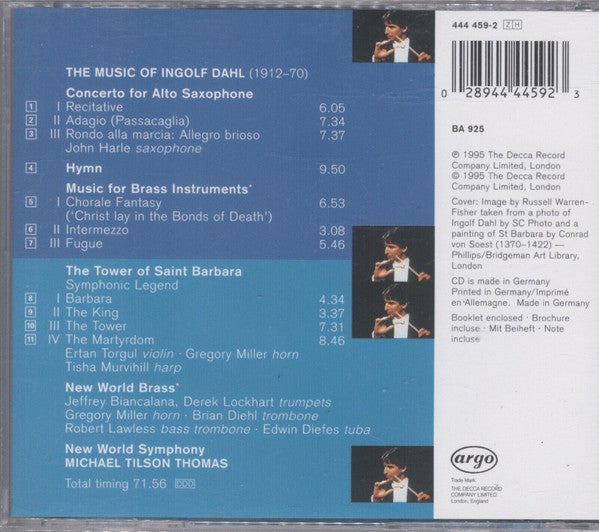 Ingolf Dahl - John Harle, New World Brass, The New World Symphony*, Michael Tilson Thomas : Defining Dahl (The Music Of Ingolf Dahl) (CD, Album)