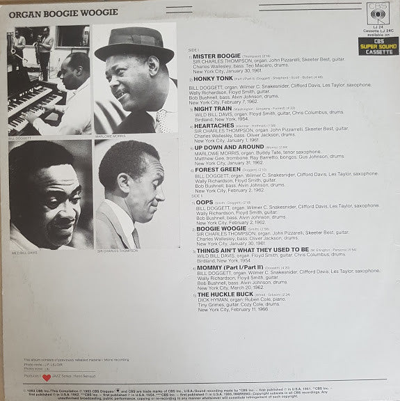Various : Organ Boogie Woogie (LP, Comp, Mono)