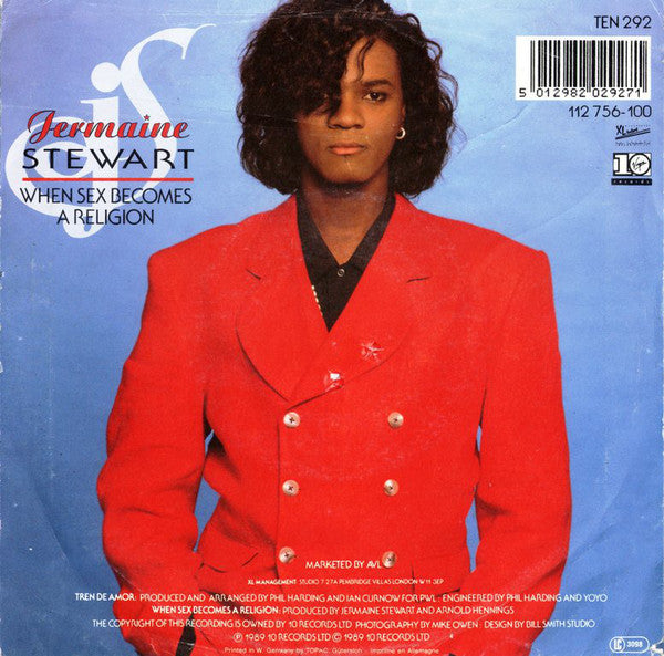 Jermaine Stewart : Tren De Amor (7", Single)