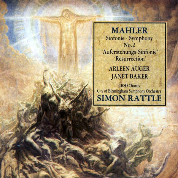 Gustav Mahler, Janet Baker, Arleen Auger, City Of Birmingham Symphony Orchestra, City Of Birmingham Symphony Orchestra Chorus, Sir Simon Rattle : Symphony No. 2 · ("Resurrection") (2xCD, Album, Tos)
