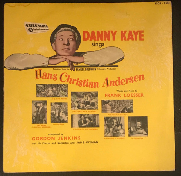 Danny Kaye (2) : Danny Kaye Sings Selections From The Samuel Goldwyn Technicolor Production Hans Christian Andersen (10", Mono)