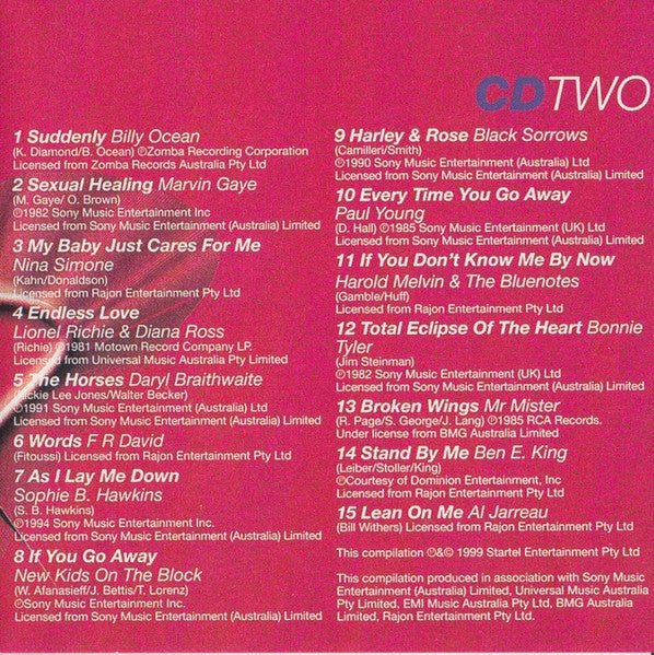 Various : It's The Best Love Album (2xCD, Comp)