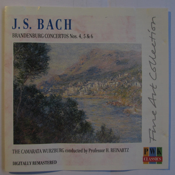 Johann Sebastian Bach : Camerata Academica Würzburg conducted by Hans Reinhartz : Brandenburg Concertos Nos. 4, 5 & 6 (CD, Comp, RM)