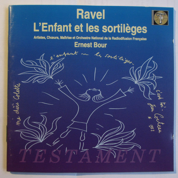 Maurice Ravel, Orchestre National De France, Chœur de Radio France, Maîtrise De Radio France, Ernest Bour : L'Enfant Et Les Sortilèges (CD, Mono, RM)