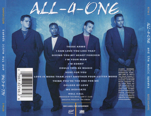 All-4-One : And The Music Speaks (CD, Album)