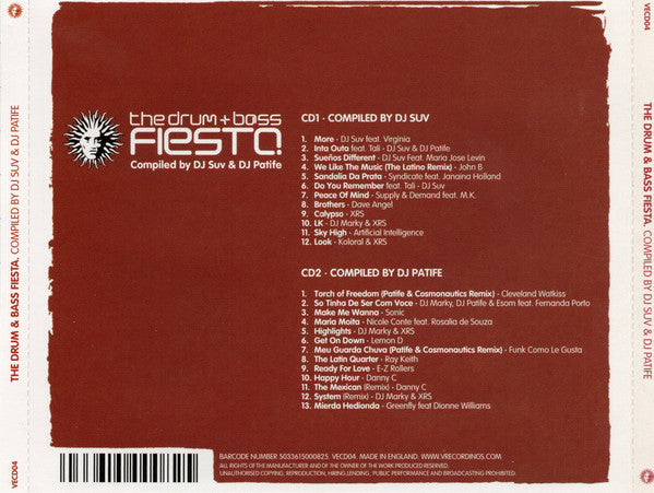 Suv & DJ Patife : The Drum & Bass Fiesta (2xCD, Comp)